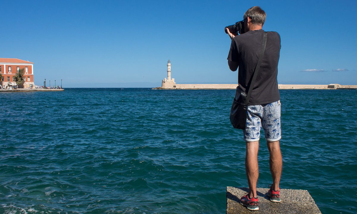 Fotograf am Meer